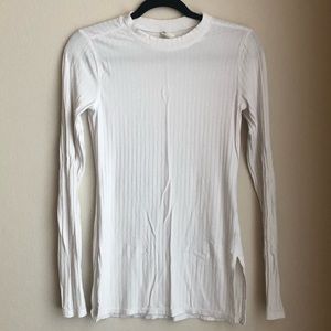 FP Movement Mock Neck Ribbed Top (Size S)
